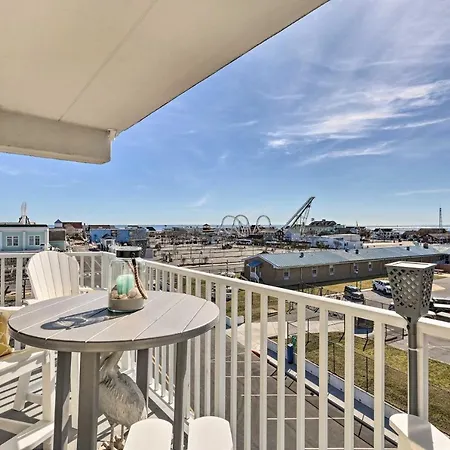 End-Unit Ocean City Condo With Panoramic Views! Exterior photo